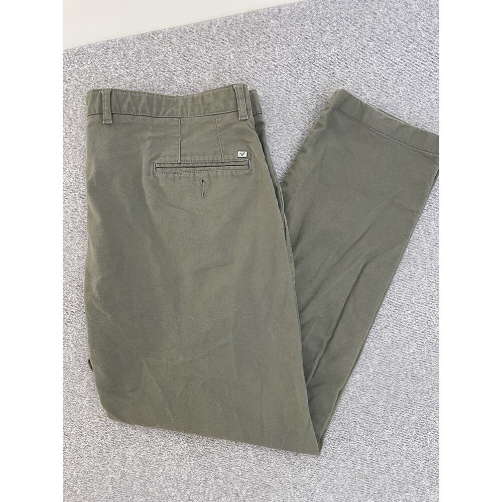 Blackberrys Casuale True Khakis Men's Pants 38x32 Olive Green Cotton